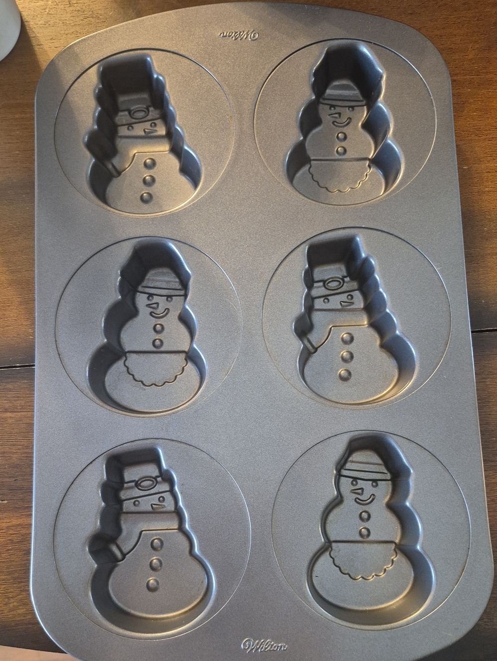 Wilton Snowman Winter Cake Mold Pan Winer Wonderland Christmas Baking Cake Pan